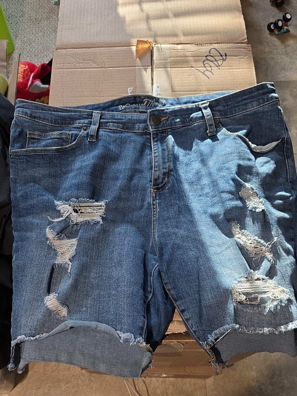 Universal Thread Distressed Blue Jean Shorts